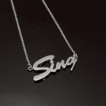 姓名系列 / 經典英文姓名項鍊 / 925銀 / 客製化