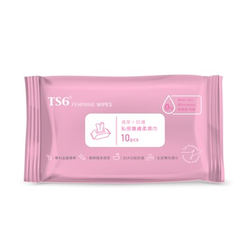 ts6 -私密護膚柔濕巾10張/包