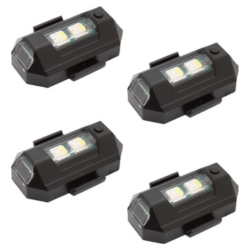 小麥購物 警示爆閃燈Y719 USB充電 迷你便攜  4個  4 x 3 x 1cm  七彩款