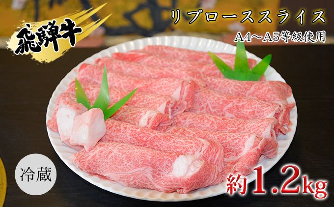 飛騨牛リブローススライス約1.2kg（A4～A5等級使用）