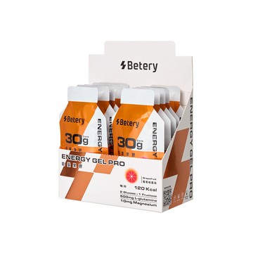 Betery Energy Gel 能量果膠 PRO - 葡萄柚風味(45g*10包/盒)