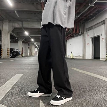 Loose straight leg wide leg workwear pants直筒闊腿工裝長褲男
