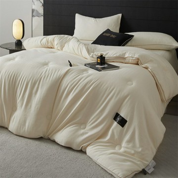 高端雪妮格立體提花大豆被秋冬加厚保暖四季被春秋被雙人被學生被