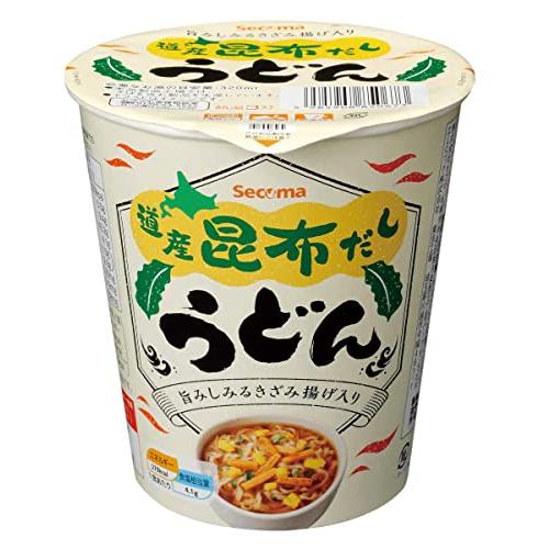 セイコーマート 道産昆布だし うどん 12個入 カップ麺