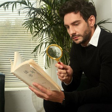 放大鏡放大鏡高清300高倍老人閱讀兒童60手持維修鑒定專用便攜式學生100 雙11全館免運