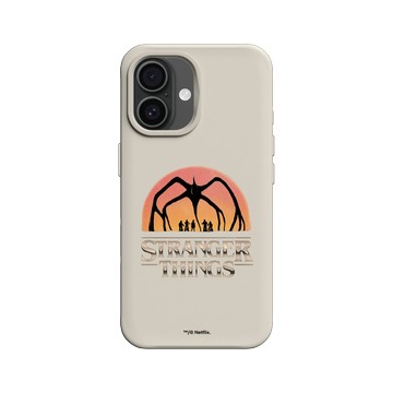 iPhone 16 SolidX 貝殼灰 - Stranger Things - 奪心魔崛起