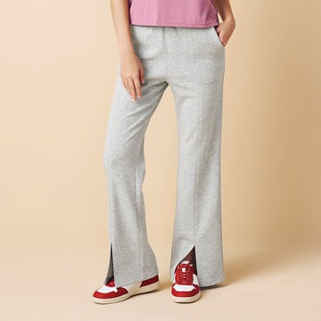 元動力 微喇叭四面彈吸汗透氣運動褲(灰；S-L)