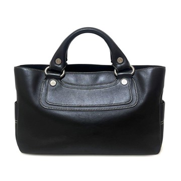正品 CELINE 瑟琳 Boogie Bag 手提包 皮革 深海軍藍 二手