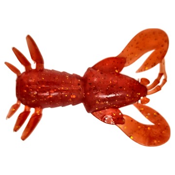 DAIWA 軟蟲 魚餌 SILVER WOLF SHAKO-TWIN FIRE RED GOLD FLAKE  紅色  20g  1個