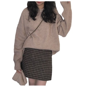 現貨+預購 針織衫長袖毛衣-復古寬鬆慵懶風女上衣4色74ik16【獨家進口】【米蘭精品】