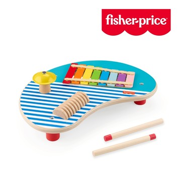 Fisher-Price 費雪 木製音樂三合一敲敲樂