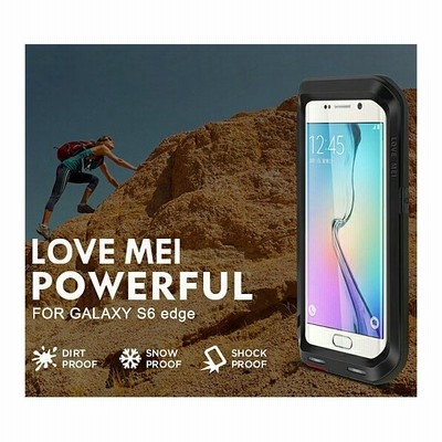 Galaxy S6 Edge ケース 対応耐衝撃 防汚 防塵 防滴ケース ギャラクシー S6 Edgeケース Lovemei 人気 ハードケース カバー Galaxy S6 Edge最強メタルケース 通販 Lineポイント最大0 5 Get Lineショッピング