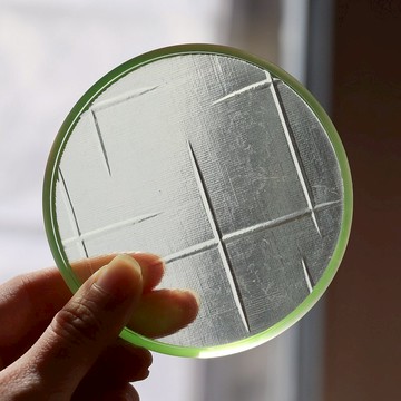 復古銀星壓花杯墊 台灣紀念品/禮物