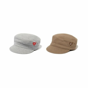 AirRoom 正品現貨 2024SS HUMAN MADE SWEAT MIL CAP 愛心 刺繡 軍帽 帽子