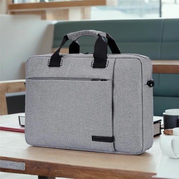 適合聯想拯救者15.6寸灰色筆記本包單肩包黑色電腦包Ideapad小新13手提包14英寸13.3機械革命微星雷神防潑水