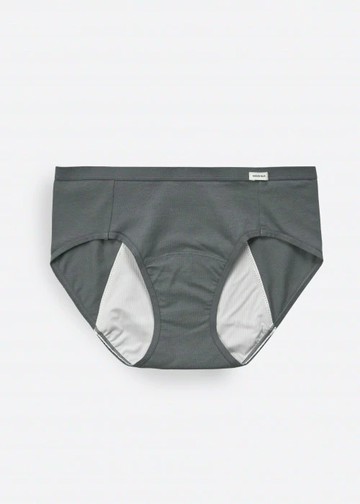 經典純色．中腰生理褲(莊園綠)