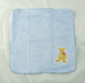 【震撼精品百貨】Holly's Bear 泰迪熊 小毛巾 藍  震撼日式精品百貨