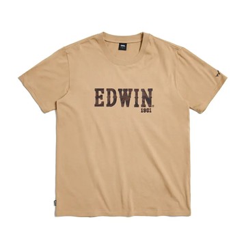 EDWIN男裝 溫變迷彩印花短袖T恤