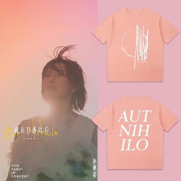 孫燕姿同款2025演唱會應援服男女同款純棉就在日落以后周邊短袖