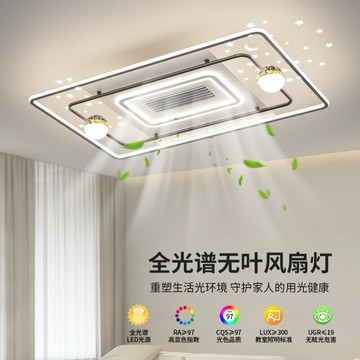 【免運/可開票】台灣公司 吸頂燈 吸頂風扇燈 吸頂風扇 直流風扇 風扇燈  全光譜客廳吸頂燈年新款護眼隱形靜音空調電扇一體無葉風扇燈