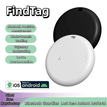 跨境爆款airtag定位器全球雙系統定位器寵物防丟器迷你小型定位器