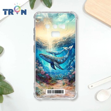 TRON 三星 NOTE 9 大海土豪鯨魚系列 四角防摔載具殼 軟殼 手機殼