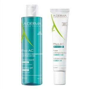 Aderma艾芙美燕麥新葉抗痘精華乳+燕麥新葉控油清爽潔膚凝膠 ｜全館滿$199免運