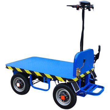 【台灣公司 可開發票】電動平板車搬運車工地四輪手推拉貨車載重王小推車家用折疊拖板車
