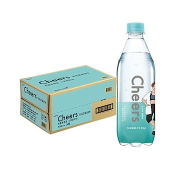泰山 強氣泡水/Cheers氣泡水-任選1箱(500ml x 24入/箱)