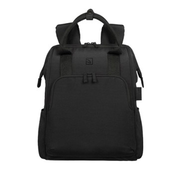 TUCANO AMPIO 環保多功能休閒商務後背包-黑