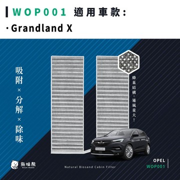 無味熊｜汽車冷氣濾網 - 歐寶 - Grandland X