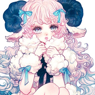 原創貼紙【counting sheep B】