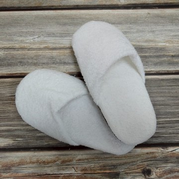 LIFE 來福牌 純棉毛巾布拖鞋  FREE  白色  6雙