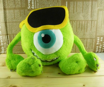 【震撼精品百貨】Monsters University_怪獸大學~絨毛娃娃-大眼仔