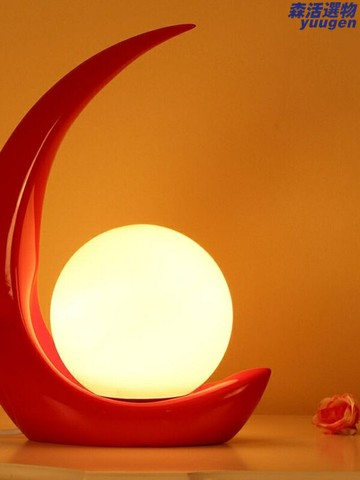 【浪漫婚房必備】天鵝床頭燈 婚慶檯燈 臥室燈 長命燈 創意天鵝造型 現代簡約設計 溫馨柔光 結婚新房裝飾