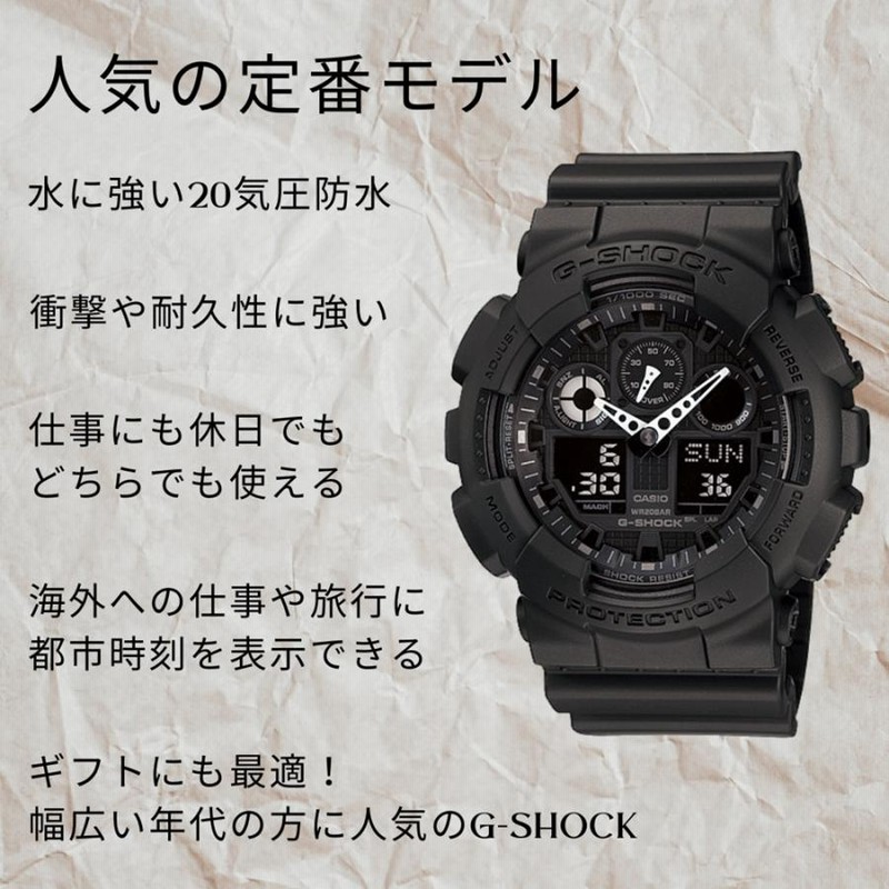 CASIO 腕時計 箱付き 美品 CASIO G-SHOCK 5444 GAW-100B 箱付き 稼働品