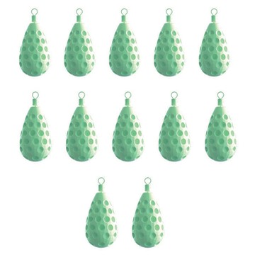 MONCROSS SWITZERLAND 凹紋水滴夜光鉛墜  4件  18號  3組