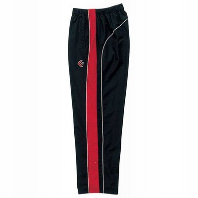 コンバース 男女兼用 ウォームアップパンツ(裾ボタンタイプ)(ブラック×レッド・サイズ：S) CONVERSE CON-CB182112P-1964-S 返品種別A