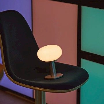 韓國 ILKW. SNOWBALL 無線桌燈 19cm 金屬 / 白