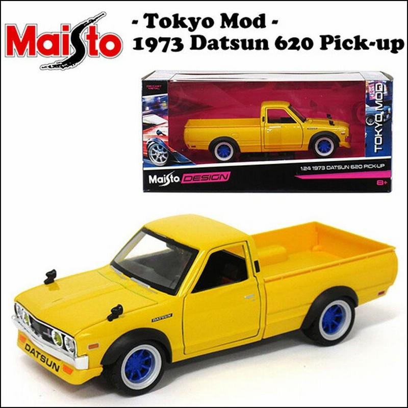 ダットサン ピックアップ トラック Maisto 1/24 レトロミニカー TOKYO