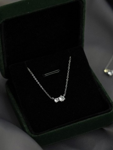 純銀心願項鍊-希望(白)