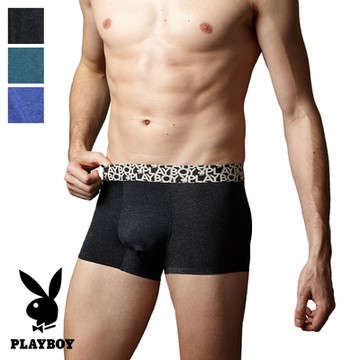 【PLAYBOY】立體無痕彈性平口褲