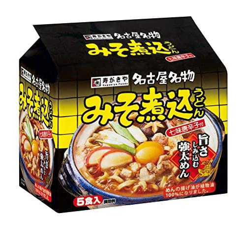 寿がきや 5食入みそ煮込 460g×6個