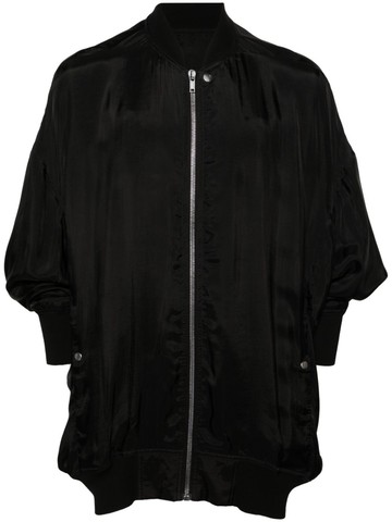 Rick Owens - Jumbo Peter Flight bomber jacket - men - Cotton/Cupro - 52 - Black