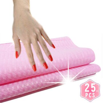 【乾淨衛生】不挑色美甲師指甲彩繪個人專屬拋棄式桌巾紙.手枕桌墊(33*46cm)-25張 [48474]