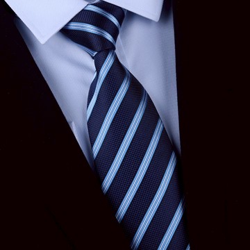 手打款桑蠶絲領帶襯衣男士商務正裝真絲領帶結婚新郎職業8cm盒裝