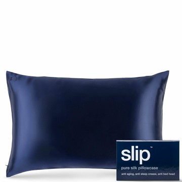 Slip Silk Pillowcase - Queen (Various Colors) - Navy