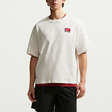 S.G NIKE  AS M NL SS BOXY KNIT TOP 米白 II4380-030 短袖上衣 男 寬鬆