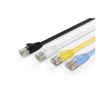 【蝦皮直營】POLYWELL CAT6扁線 30公分~5米 高速網路線 RJ45 福祿克認證