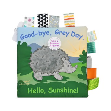 Mary Meyer 蜜兒 標籤布書 酷小蝟，柔軟布料，8頁小故事  MaryMeyer  MaryMeyer